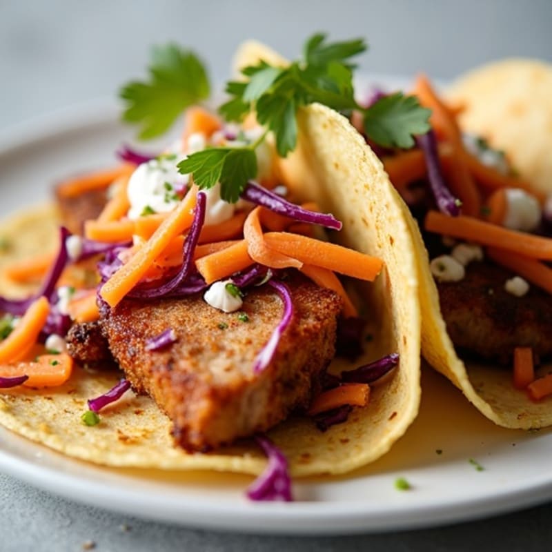 Crispy Slow-Cooked Pork Tacos with Citrus Slaw