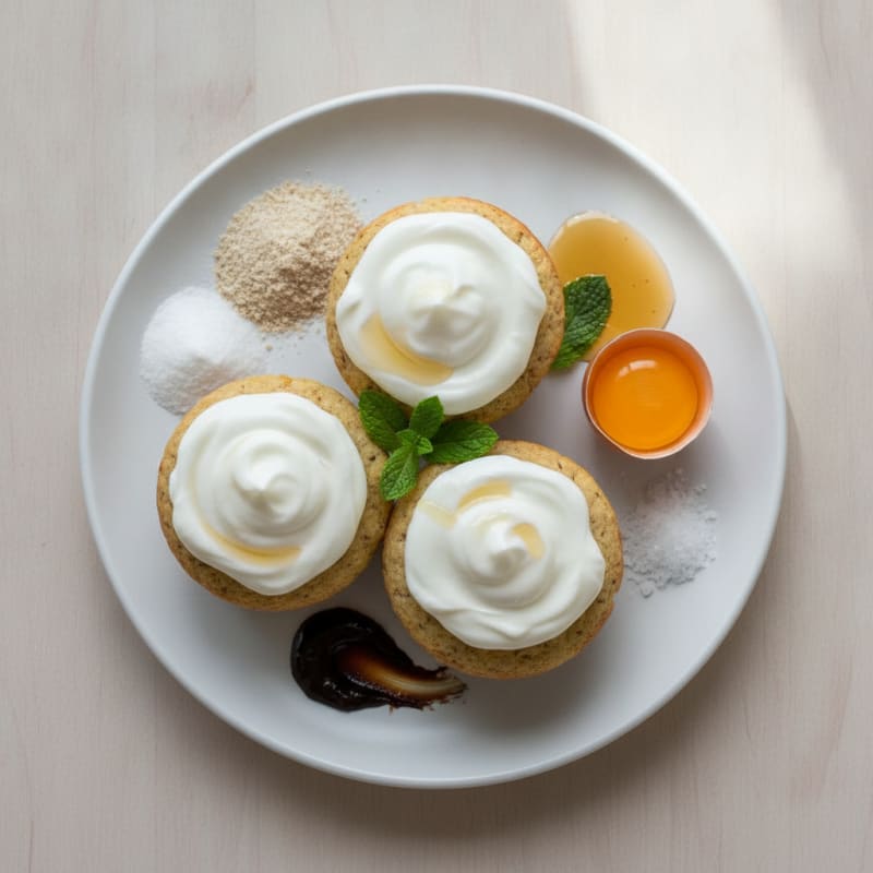 Vanilla Bean Protein Cupcakes