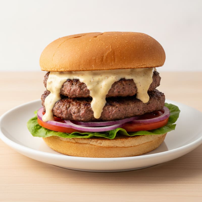 Classic Beef Burger with Secret Sauce