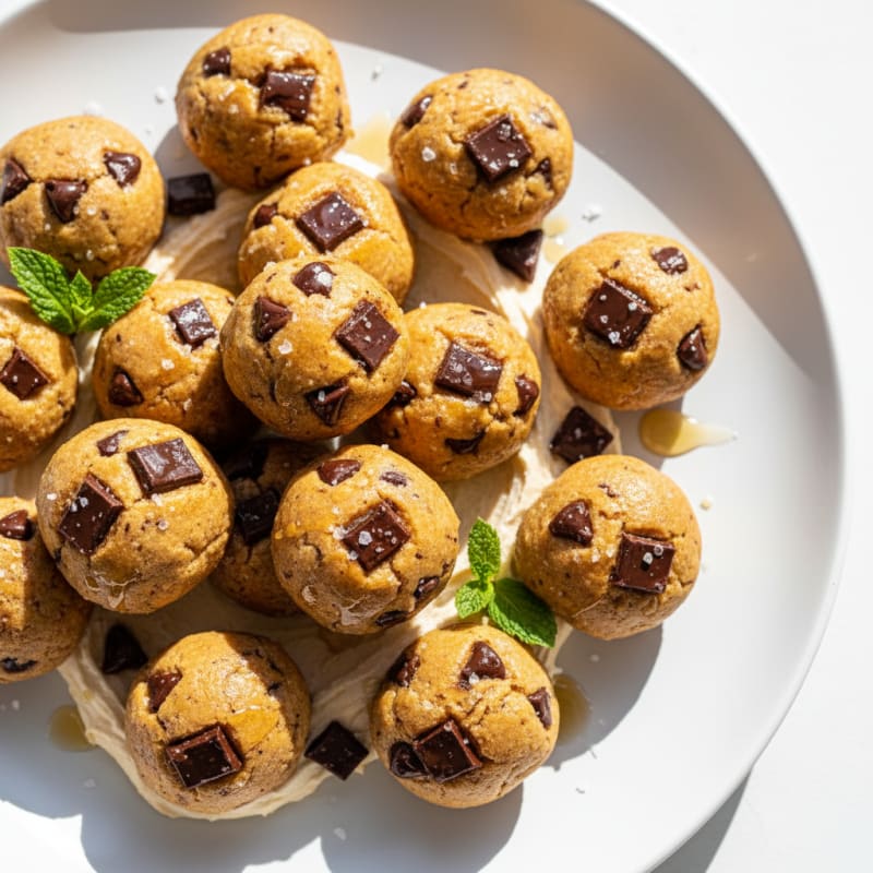 Creamy Chocolate Chip Cookie Dough Bites