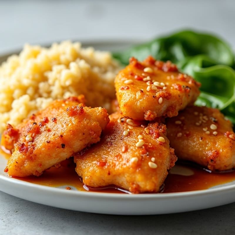 Crispy Air-Fried Orange Chicken