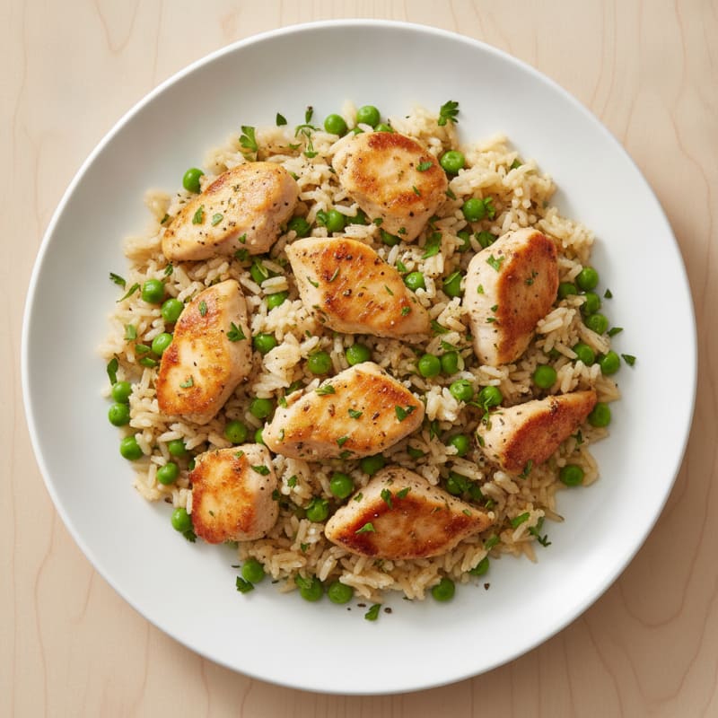 Savory Garlic Herb Rice Pilaf