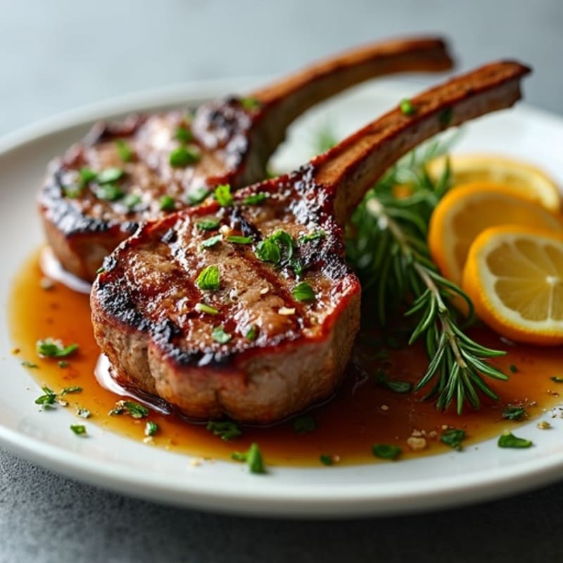 Grilled Herb Lamb Chops