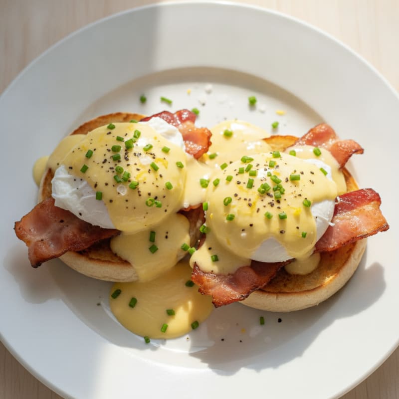 Classic Eggs Benedict with Hollandaise
