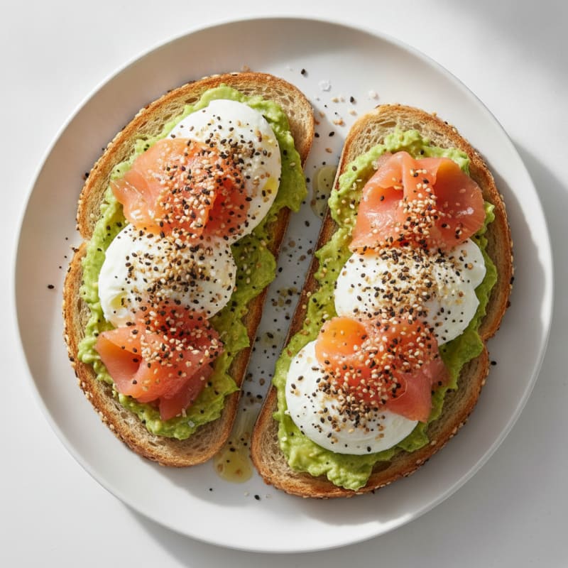 Avocado Toast with Everything Bagel Seasoning