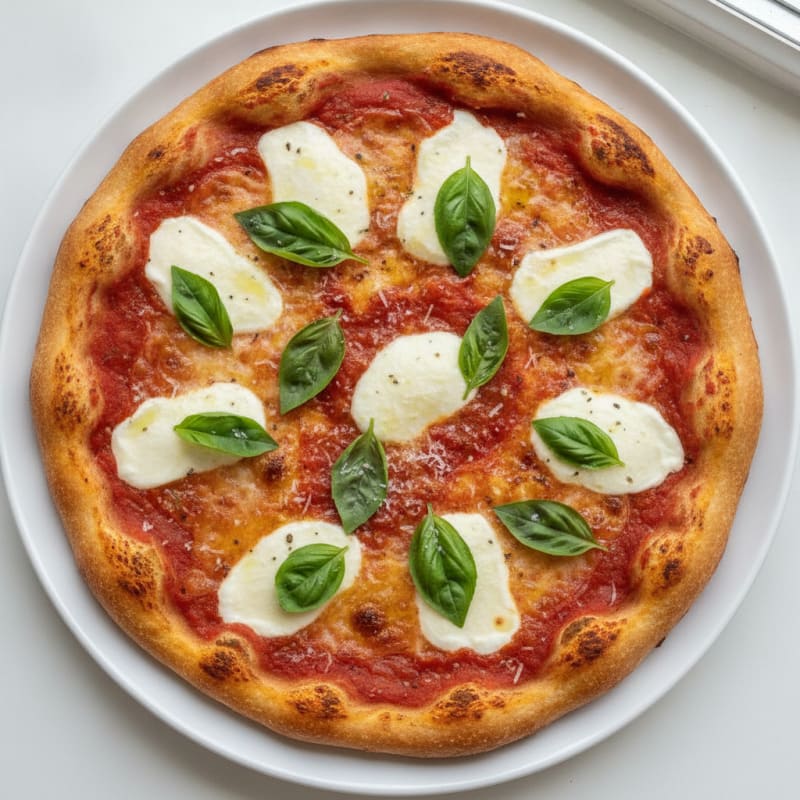 Classic Margherita Pizza with Fresh Basil
