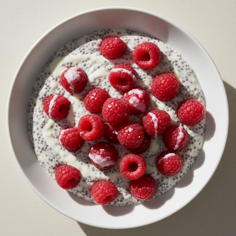 Creamy Berry Chia Seed Pudding