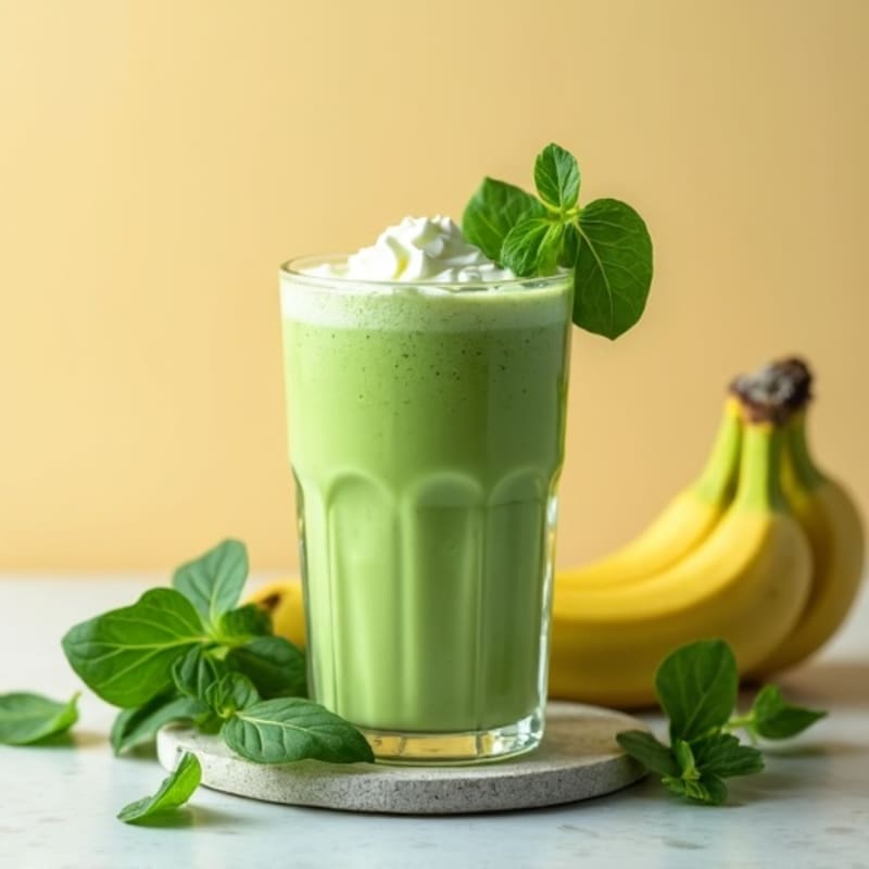Creamy Green Spinach Protein Shake
