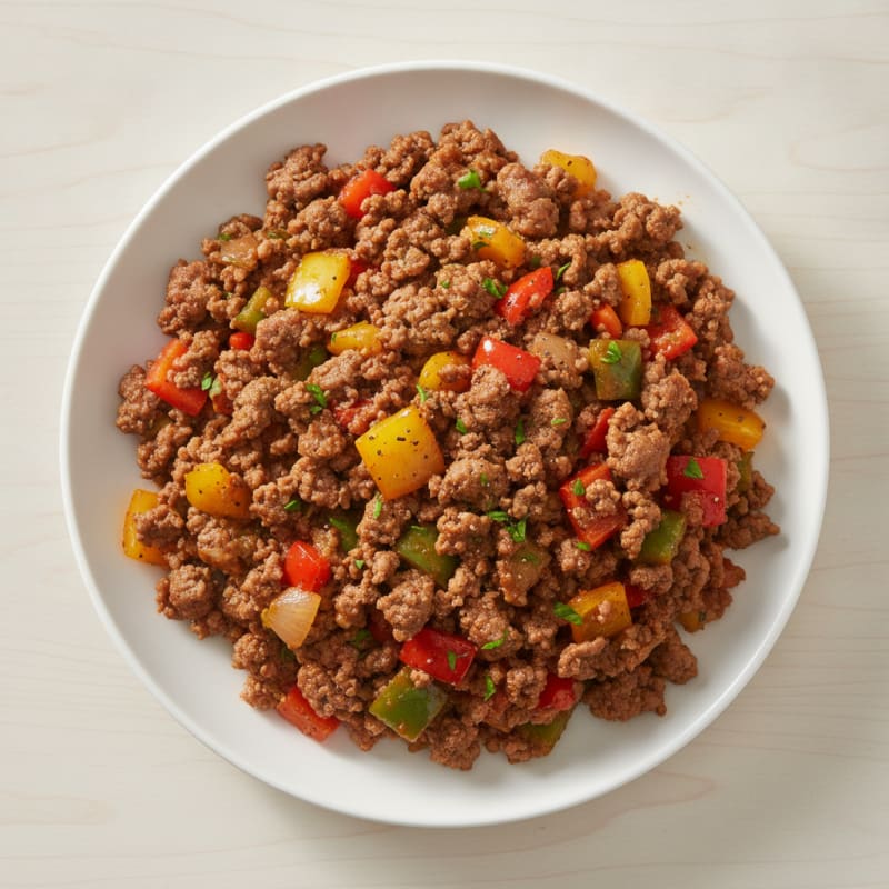 Ground Beef Skillet with Bell Peppers