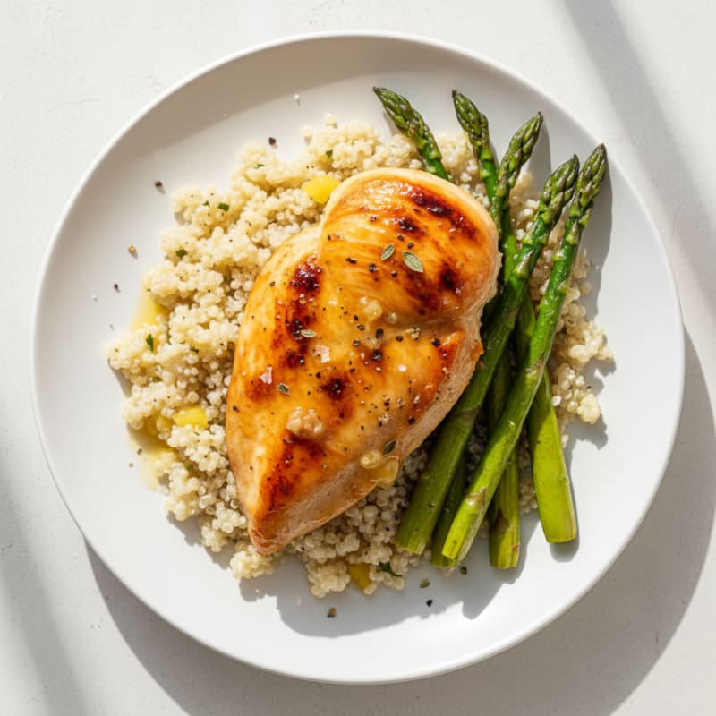 Golden Pan-Seared Chicken with Zesty Lemon