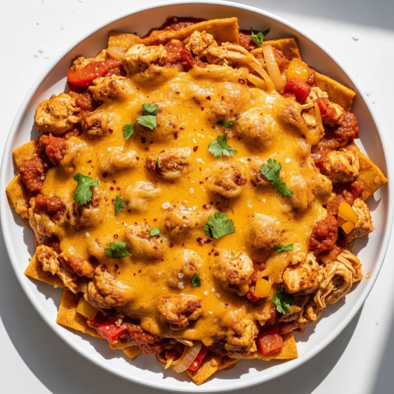 Creamy Chili Chicken Enchilada Bake