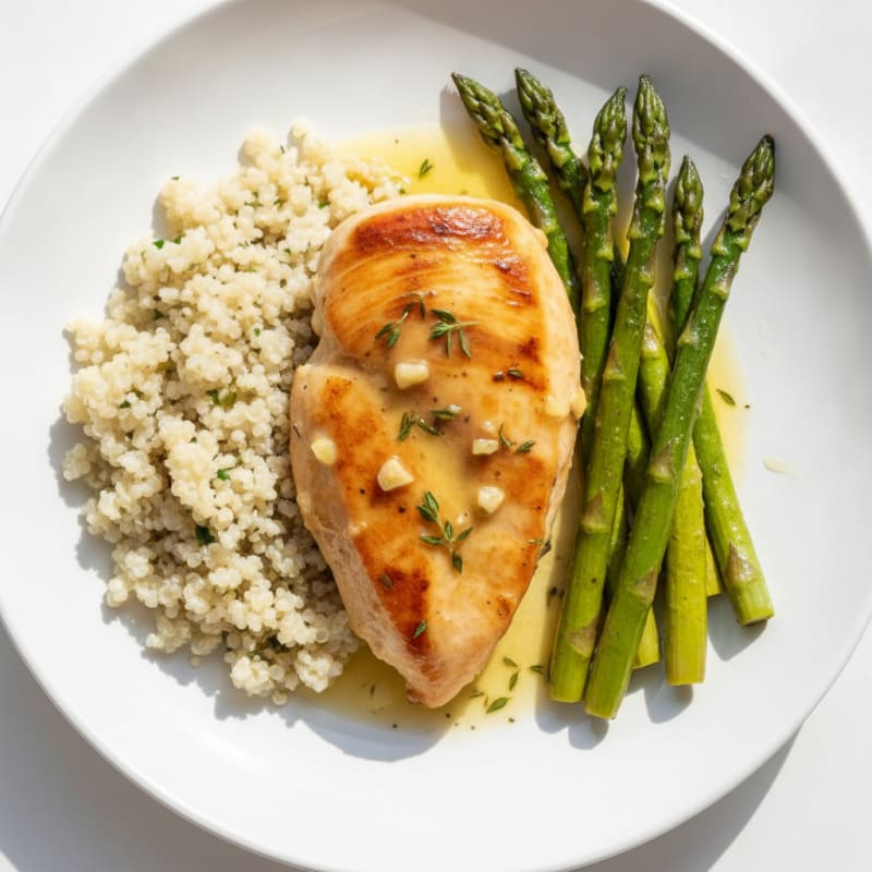 Pan-Seared Chicken with Lemon-Herb Sauce