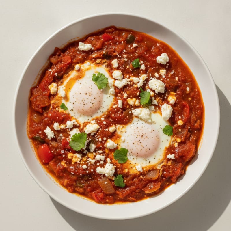 Shakshuka with Feta and Herbs