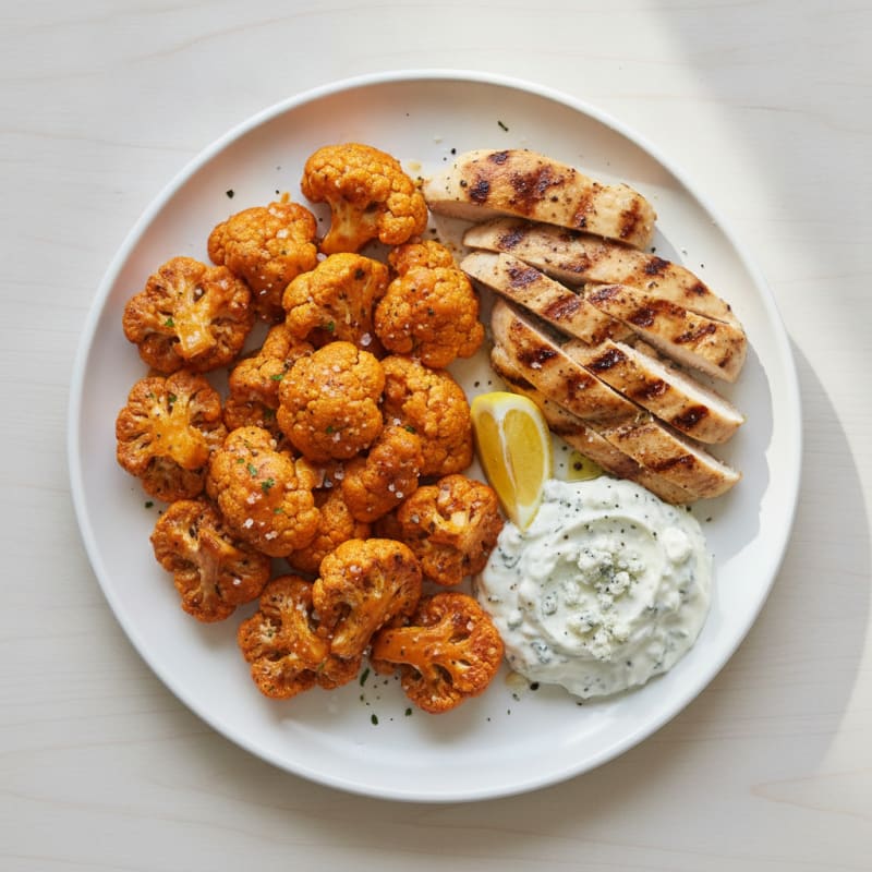 Buffalo Cauliflower Bites