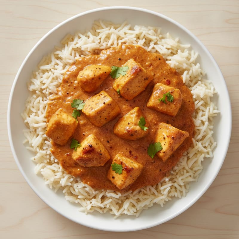Spiced Butter Chicken with Basmati Rice