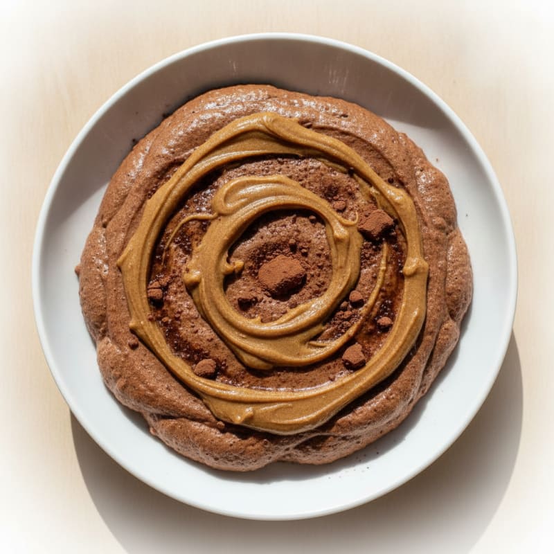 Silky Chocolate Protein Mousse with Almond Butter