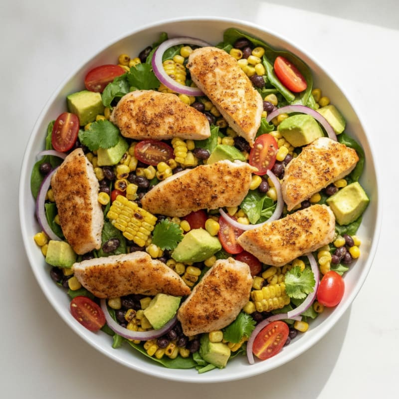 Southwestern Chicken and Corn Salad