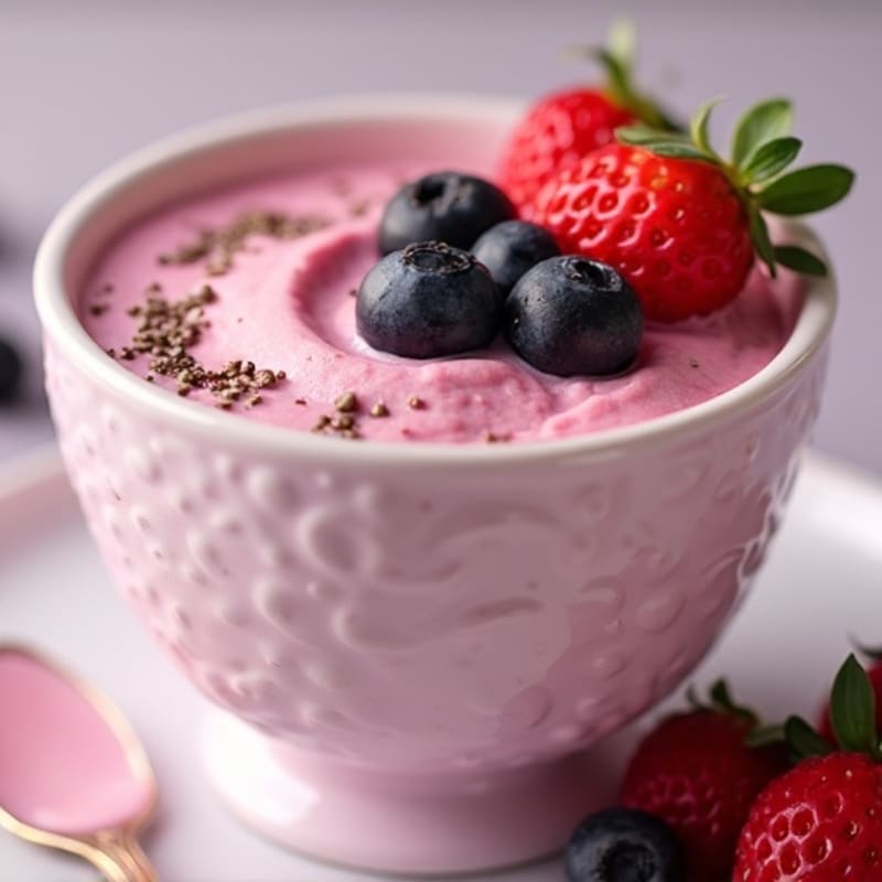 Creamy Berry Chia Pudding