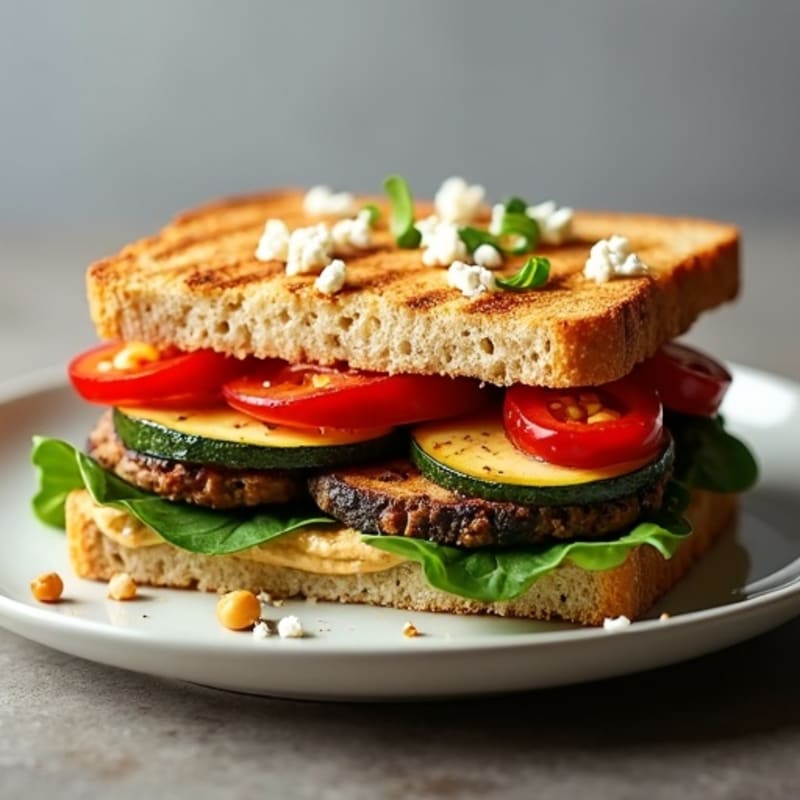 Hearty Grilled Vegetable Sandwich