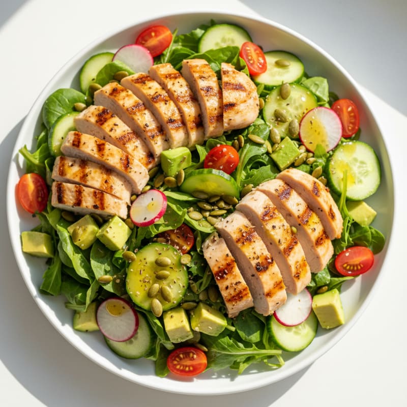 Vibrant Garden Green Salad