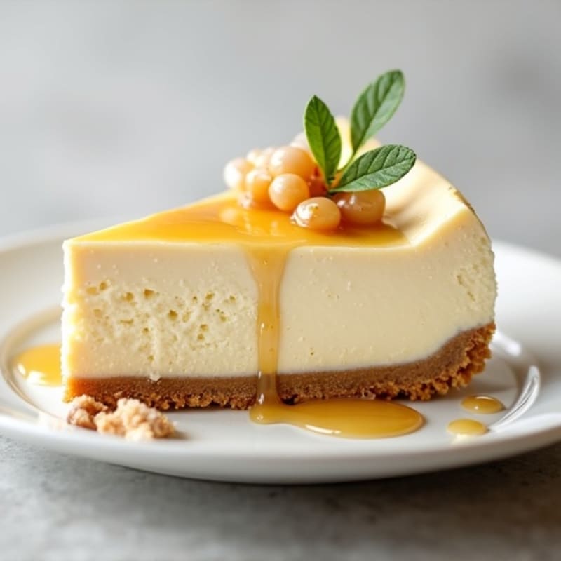 Creamy Greek Yogurt Protein Cheesecake