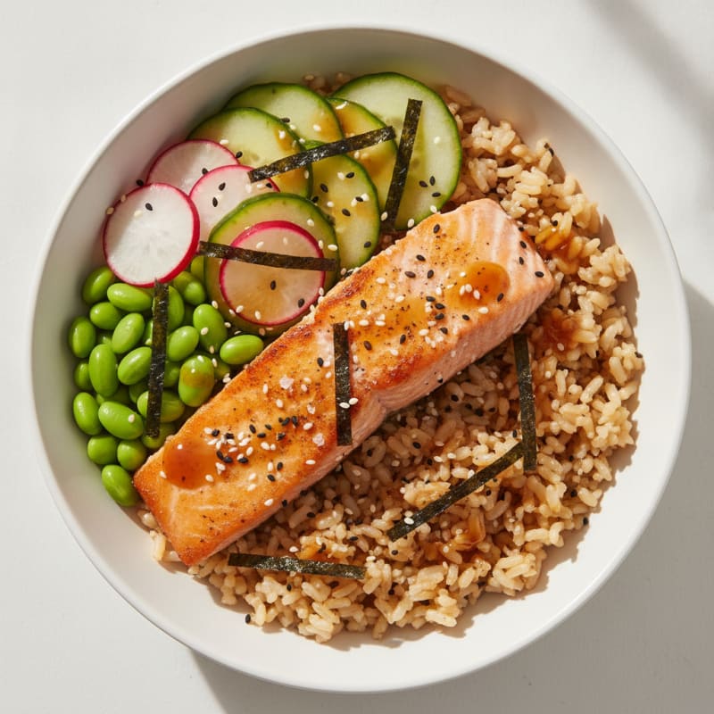 Salmon Sushi Rice Bowl