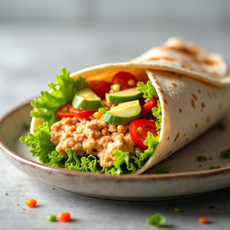 Fresh Spicy Tuna Wrap