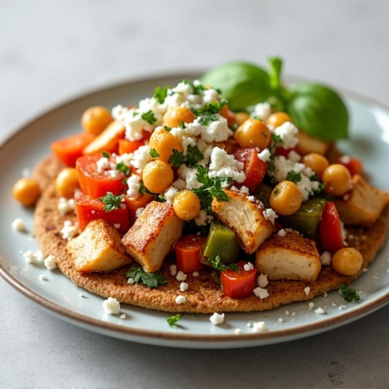 Crispy Roasted Vegetable Flatbread