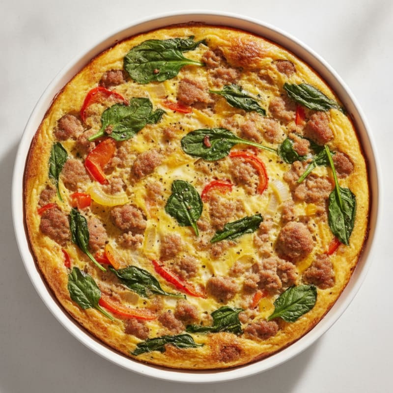 Savory Egg and Sausage Breakfast Bake