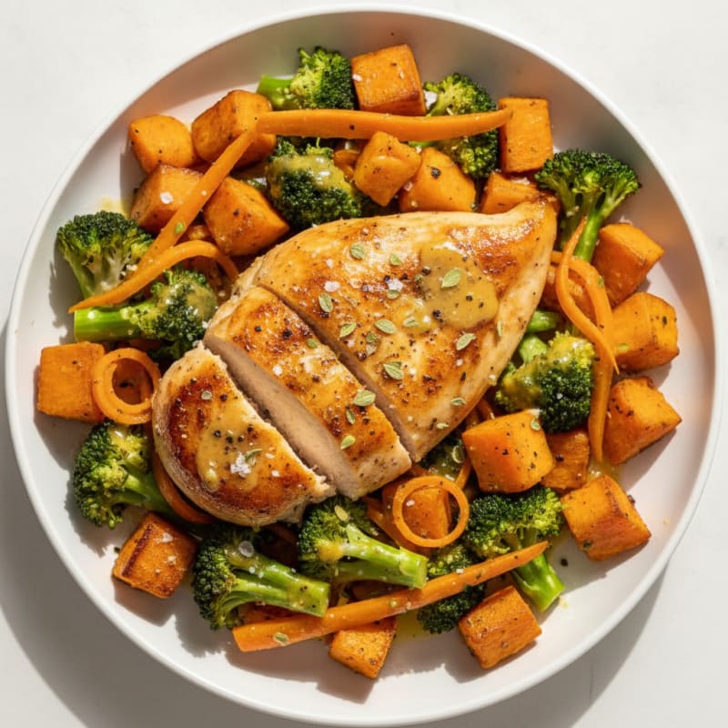 Lemon Herb Chicken with Roasted Vegetables