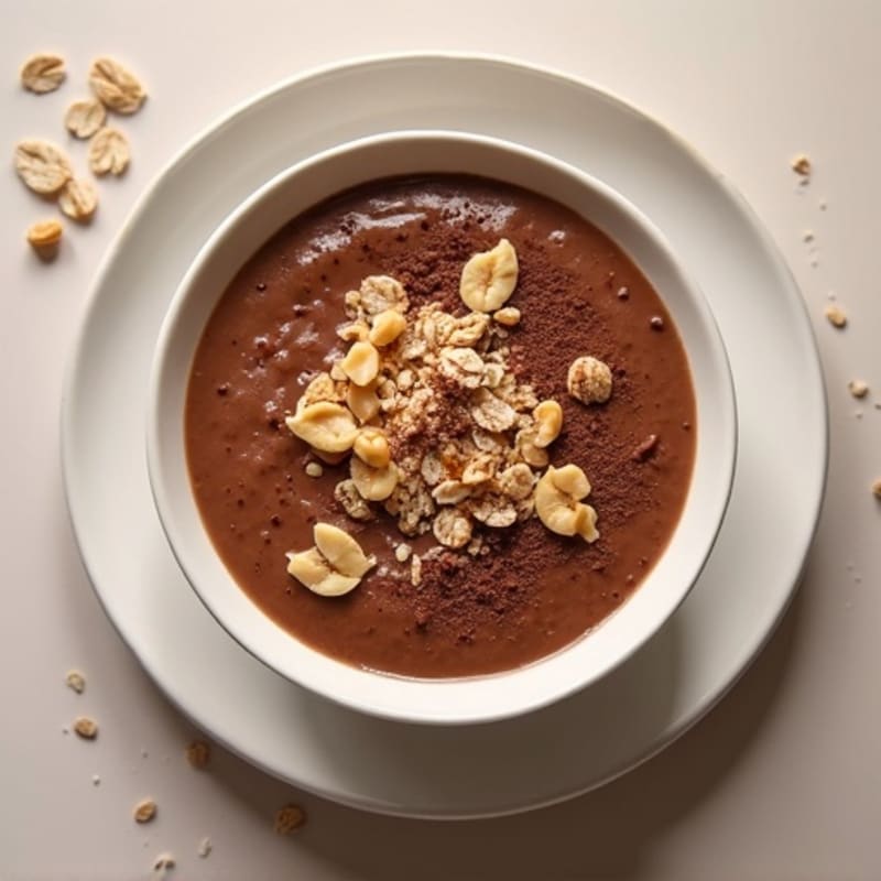 Hearty Chocolate Peanut Butter Protein Bowl