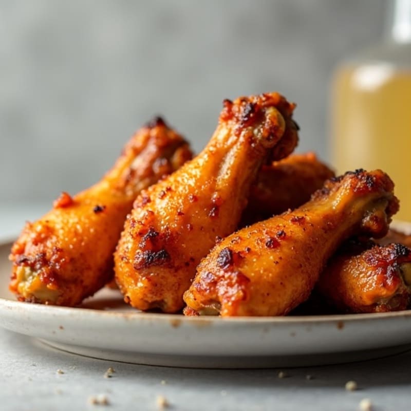 Crispy Honey Glazed Chicken Wings
