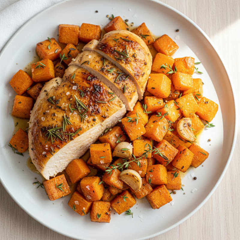Savory Herb-Roasted Chicken with Root Vegetables