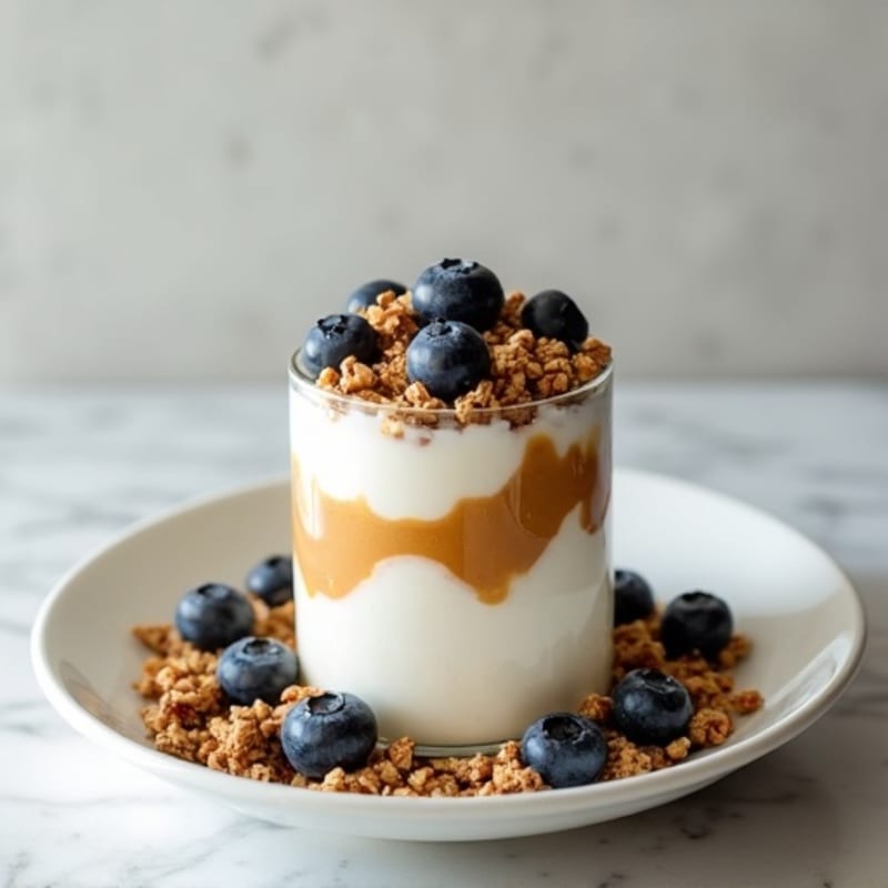 Creamy Greek Yogurt and Almond Butter Parfait