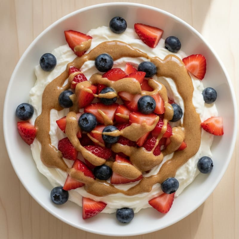 Creamy Greek Yogurt Protein Bowl with Berries
