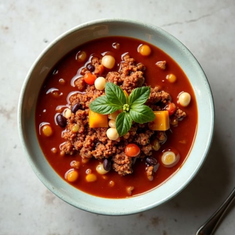 Hearty Slow Cooker Beef Chili