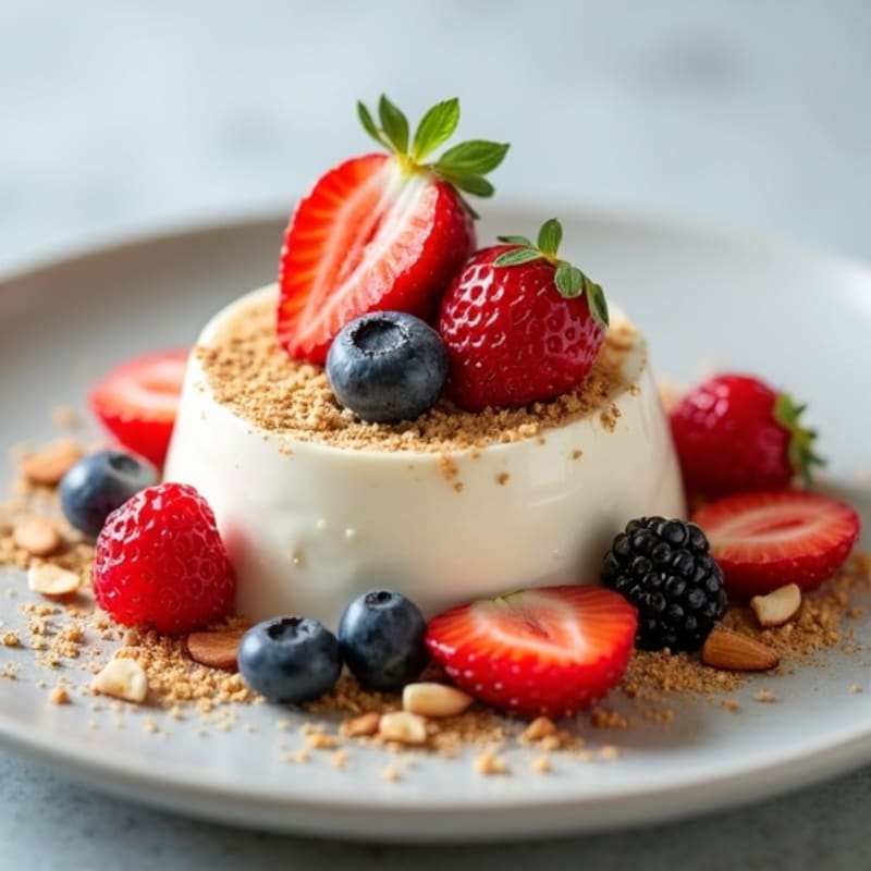 Protein-Packed Vanilla Bean Greek Yogurt Custard