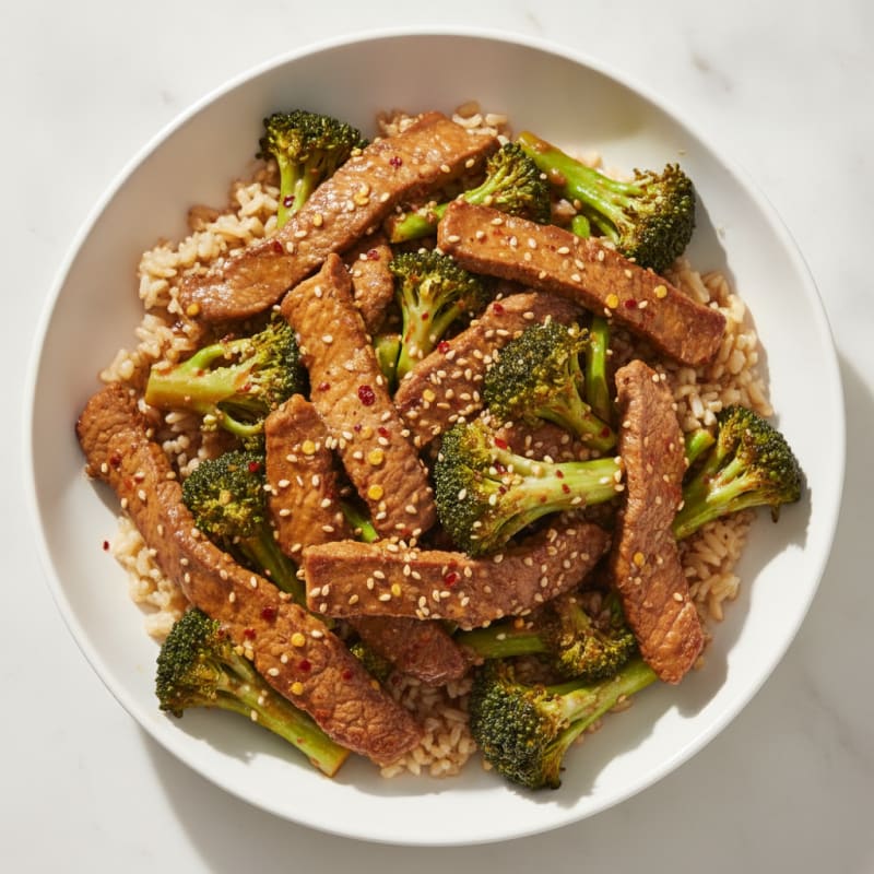 Sesame Beef and Broccoli Stir-Fry