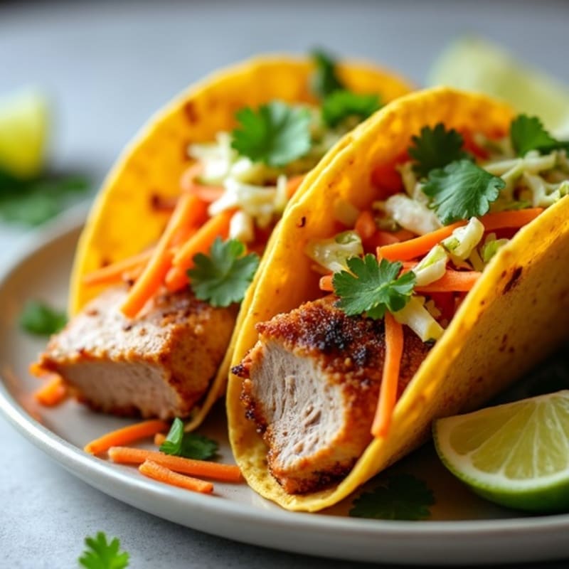 Crispy Slow-Cooked Pork Tacos with Fresh Slaw