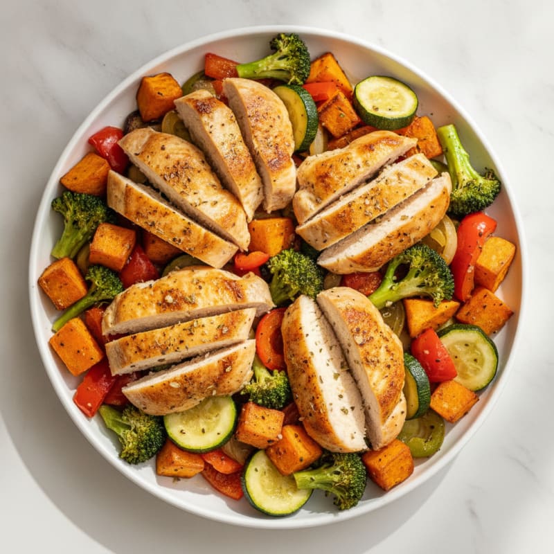 Sheet Pan Lemon Herb Chicken and Veggies