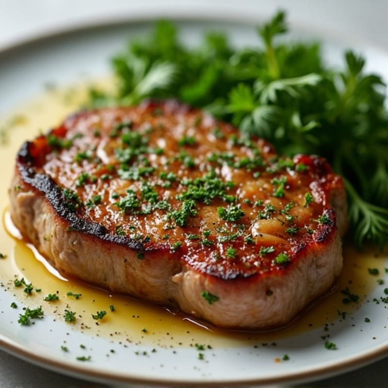Garlic-Herb Crusted Pan-Seared Steak