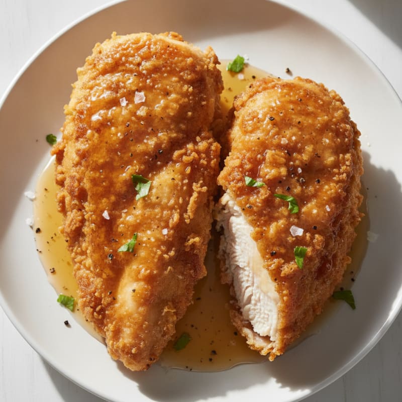 Buttermilk Fried Chicken with Honey Glaze