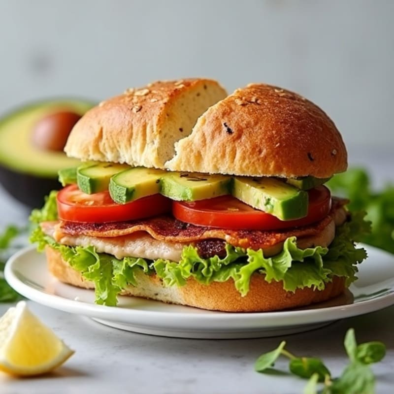 Herb-Roasted Turkey BLT with Avocado Spread