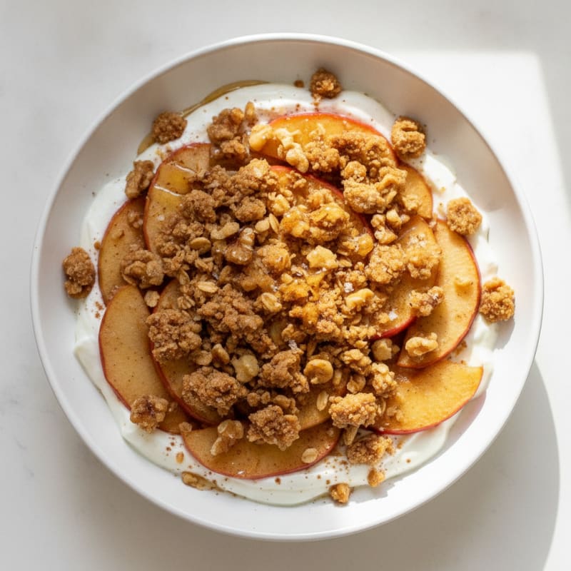 High-Protein Baked Apple Crumble