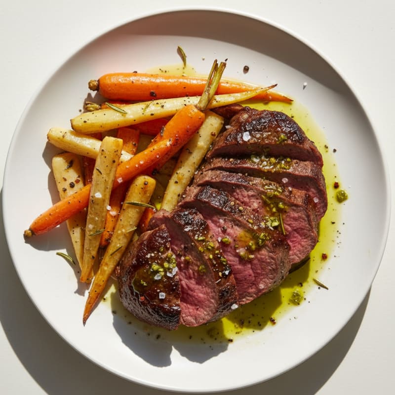 Tender Roasted Beef and Root Vegetables