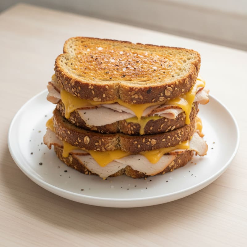 Triple-Decker Protein Grilled Cheese