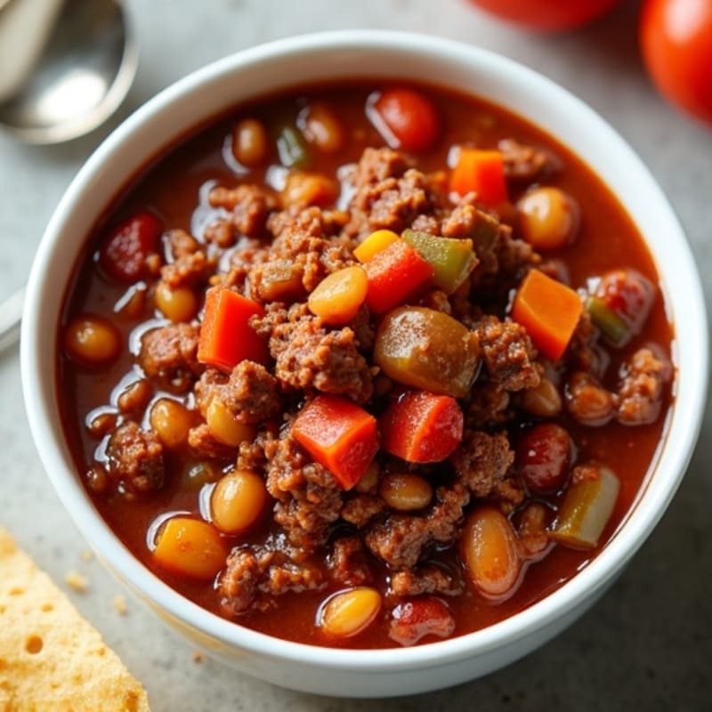 Hearty Slow Cooker Beef Chili