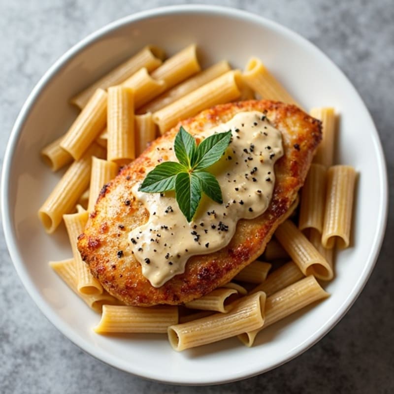 Creamy Chipotle Chicken with Whole Wheat Pasta