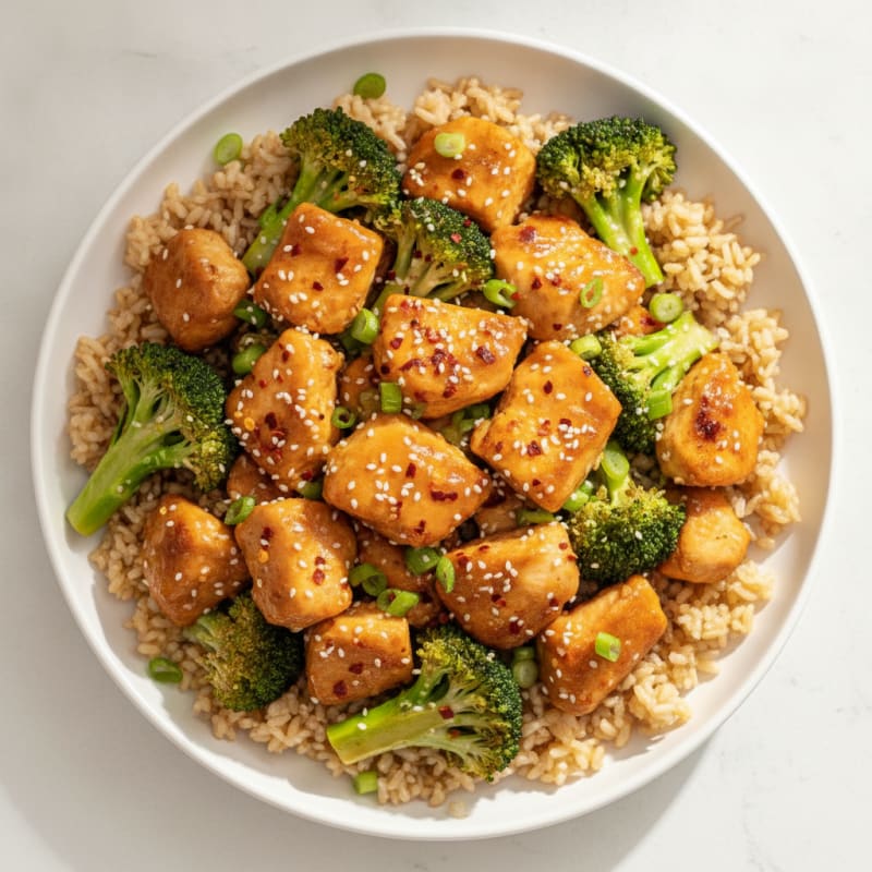 Clean General Tso's Chicken Stir-Fry
