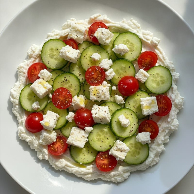 Savory Mediterranean Greek Yogurt Protein Bowl